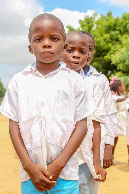 children, boys, students
